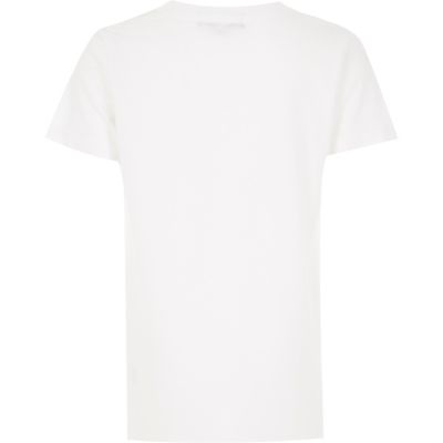 Boys white NYC print t-shirt
